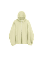 Simple Project Wooden Bead Zip Up Hoodie in Mint