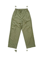 LOSTCTRL Irregular Panel Wide Leg Trousers in Olive