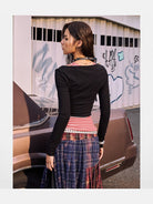 BeerBro Graffiti Print Tee Striped Tank Set in Black