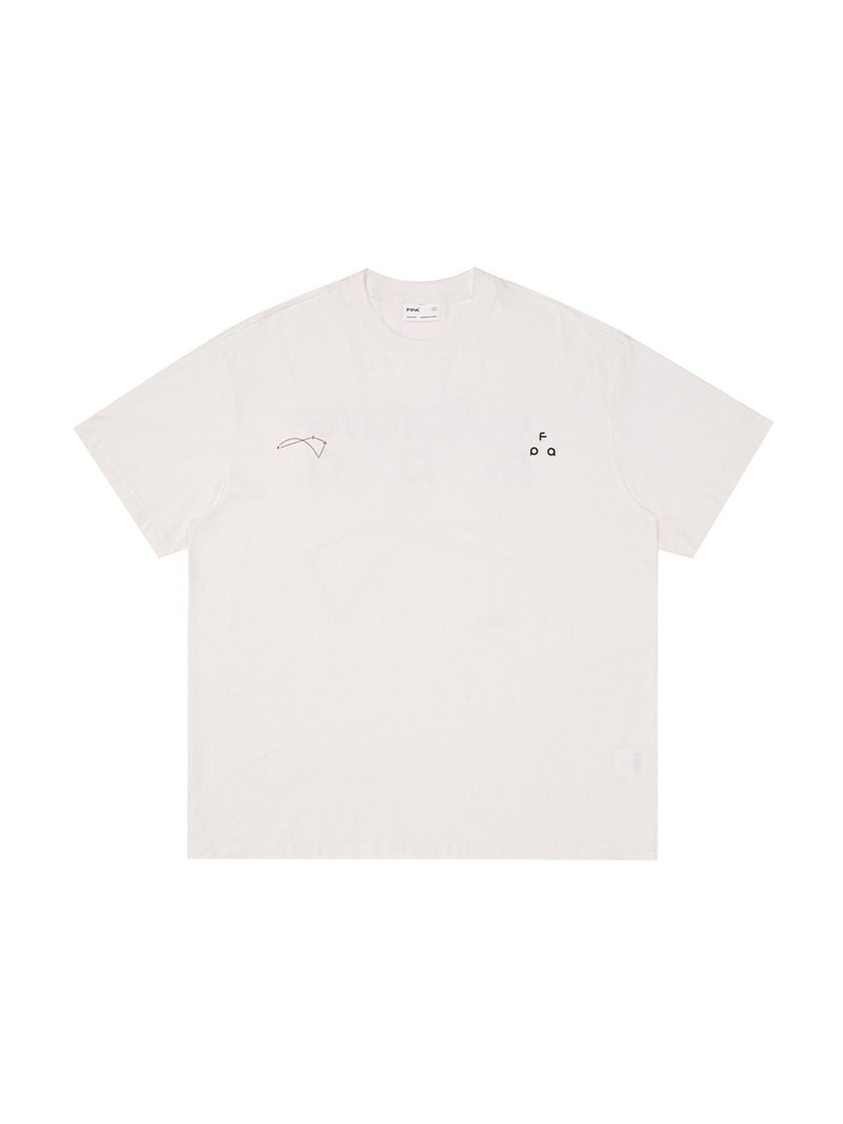 FPA Store Minimal Graphic Cotton T Shirt in White