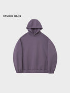 NANS Heavyweight Split Pocket Hoodie in Purple
