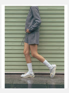 OLDORDER Silver Turbo Lite GAT Sneakers in Silver - On Model