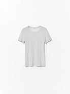 RandomPiece Lambswool Scoop Neck Tee in Light Gray