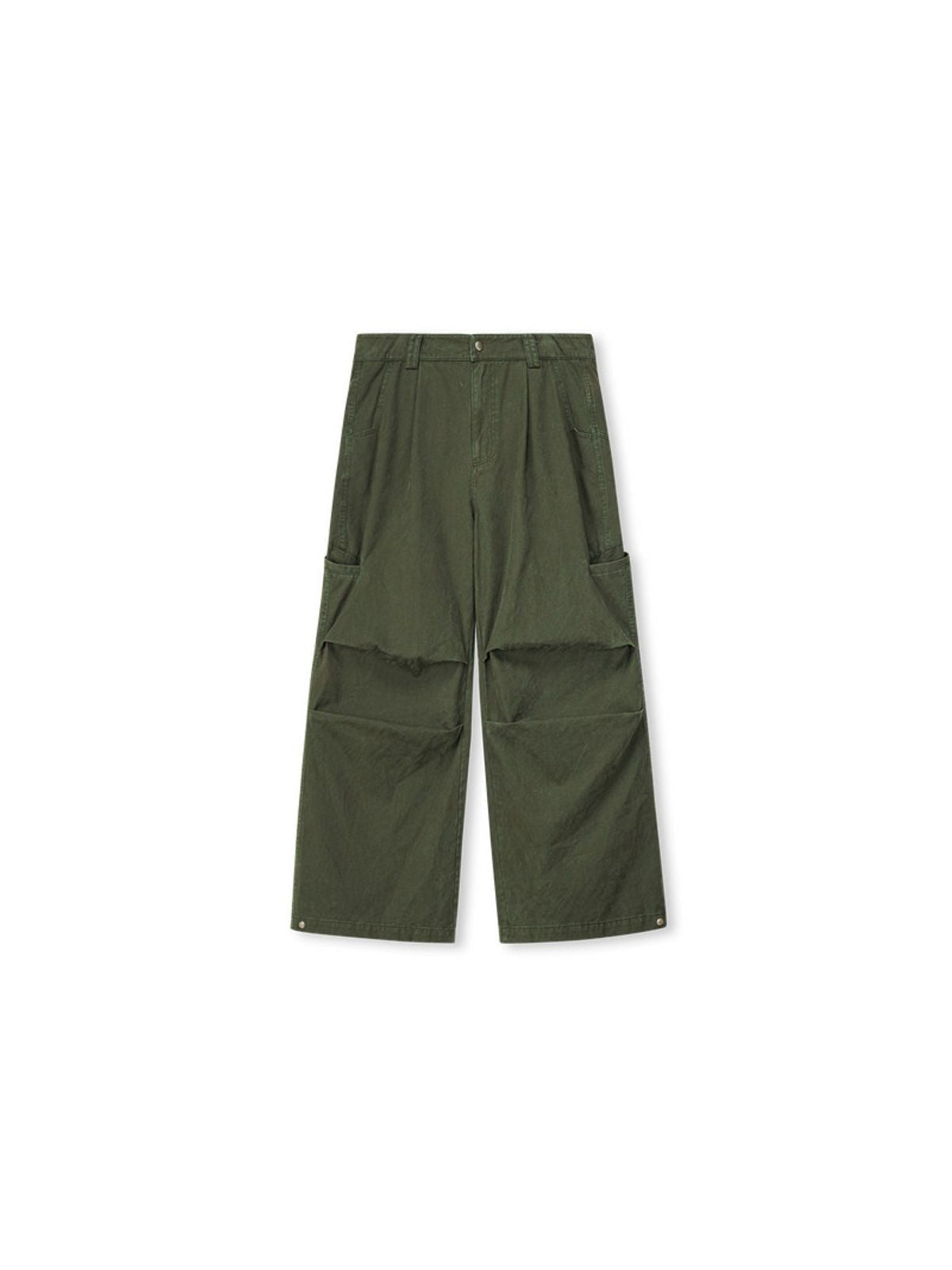 FPA Store Washed Structural Paratrooper Pants in Olive
