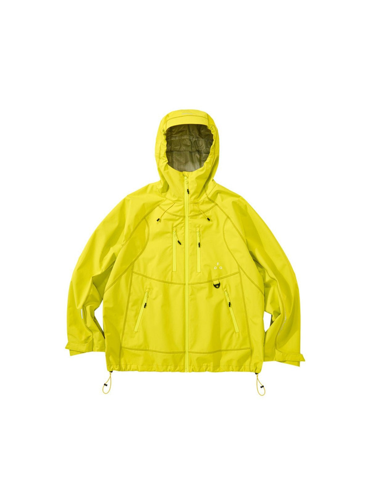 FPA Waterproof Contrast Stitch Tech Jacket in Yellow