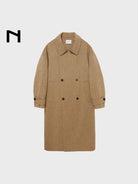 Nans Handmade Double Faced Wool Coat in Camel
