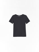 RandomPiece Lambswool Scoop Neck Tee in Gray