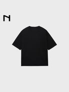 Nans Coolmax Cotton Crew Neck Tee in Black