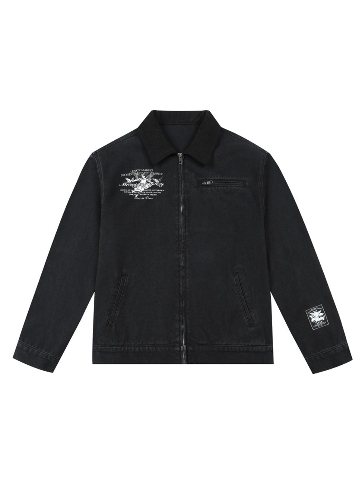 MEDM Angel Dove Detroit Jacket in Gray