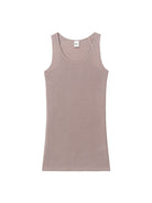 Simple Project Slim Fit Knitted Tank Top in Beige