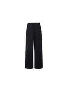 FPA Curved Leg Nylon Trousers in Black