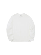 NANS Heavyweight Cotton Long Sleeve Tee in White
