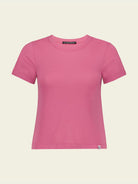 FaxCopyExpress Classic Cotton Logo T Shirt in Pink