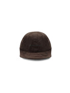 MasonPrince Twisted Flat Top Cotton Cap in Brown