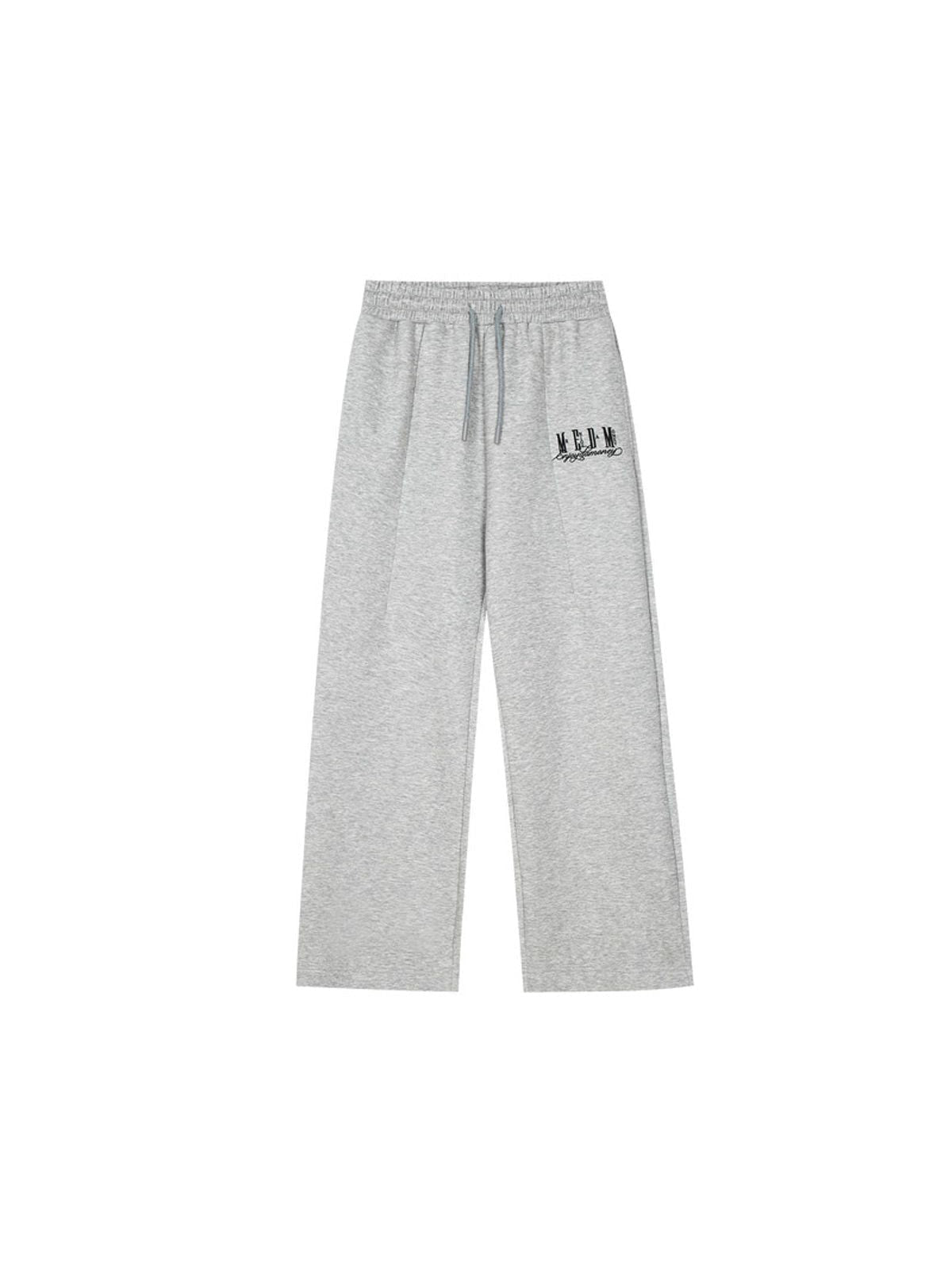 MEDM Straight Leg Air Layer Sweatpants in Gray