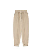 LOSTCTRL Split Hem Heavy Terry Sweatpants in Beige