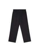 SOD Melvins Embroidered Pinstripe Trousers in Black