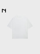 Nans Coolmax Cotton Crew Neck Tee in White
