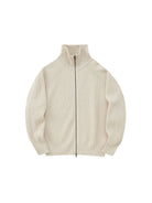 NANS Heavyweight Raglan Zip Cardigan in White