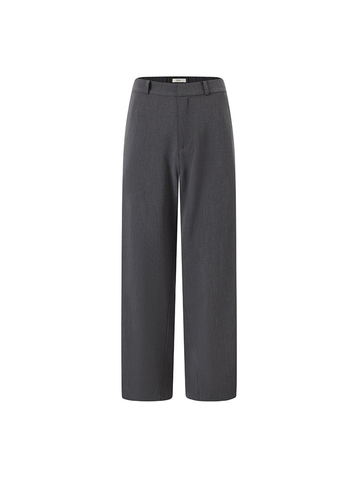 ROYA Semi Elastic Waist Trousers in Gray