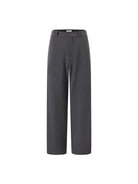 ROYA Semi Elastic Waist Trousers in Gray