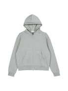 Simple Project Air Layer Zip Up Hoodie in Gray