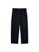 Simple Project Quick Release Belt Straight Leg Trousers in Black