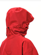 FPA Cropped Waterproof Hard Shell in Red - On Model