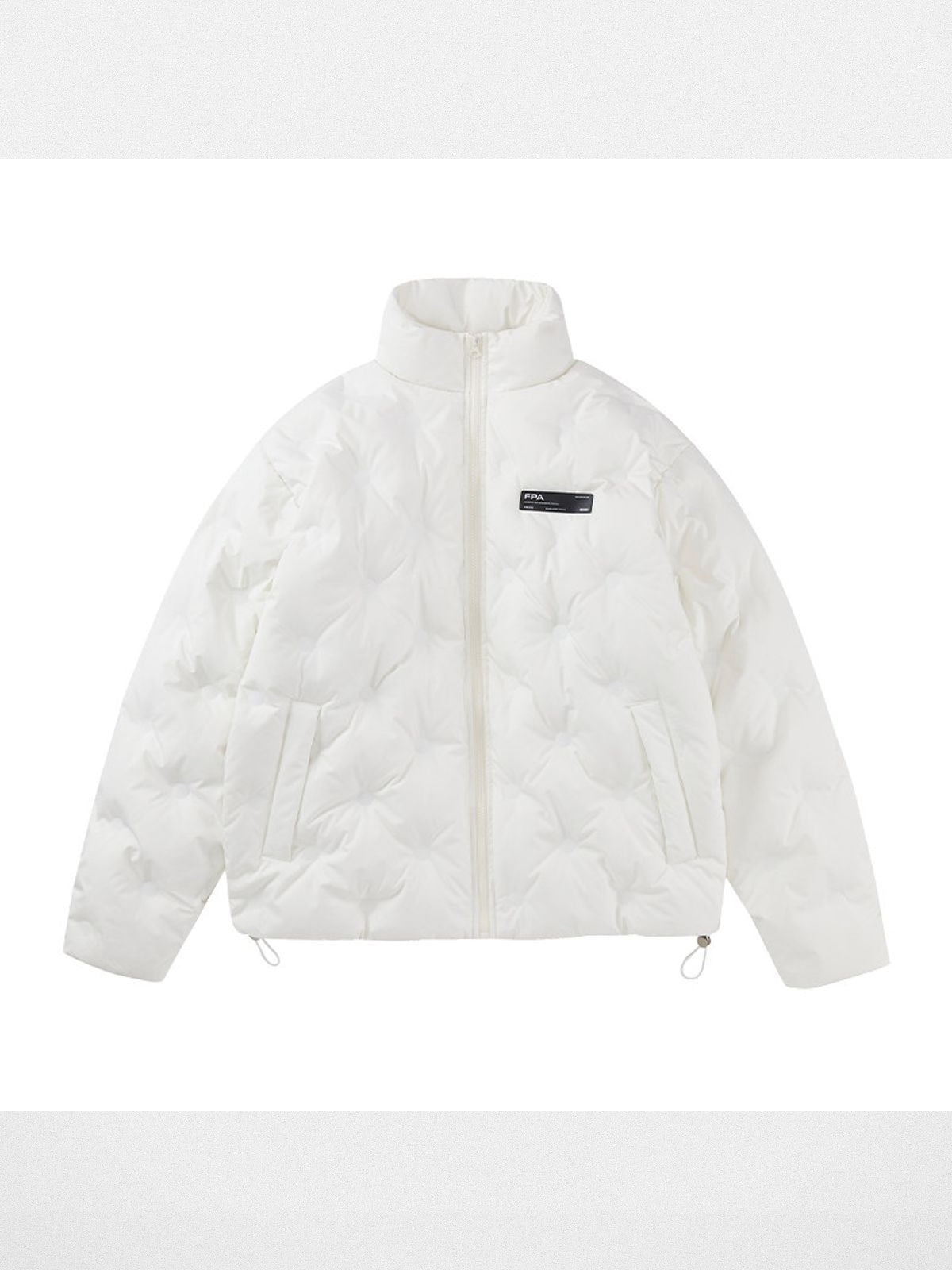 FPA Diamond Quilted Down Puffer in White