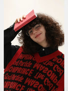 MASONPRINCE Embossed Pattern Wool Blend Vest in Green