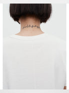 RandomPiece Dog Graphic Print T Shirt in White - On Model