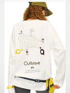 FPA Store Heavyweight Graphic Long Sleeve Tee in White - On Model