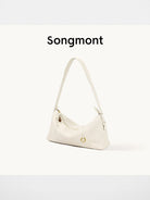 Songmont Vegetable Tanned Leather Hobo in Cream