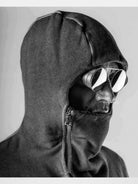 FUTURE UPDATE Detachable Side Shield Sunglasses in Yellow - On Model