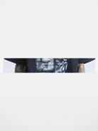 SWFI Distressed Graphic Single Stitch Tee in Black - On Model