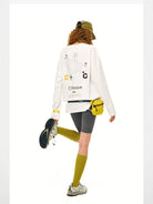 FPA Store Heavyweight Graphic Long Sleeve Tee in White - On Model