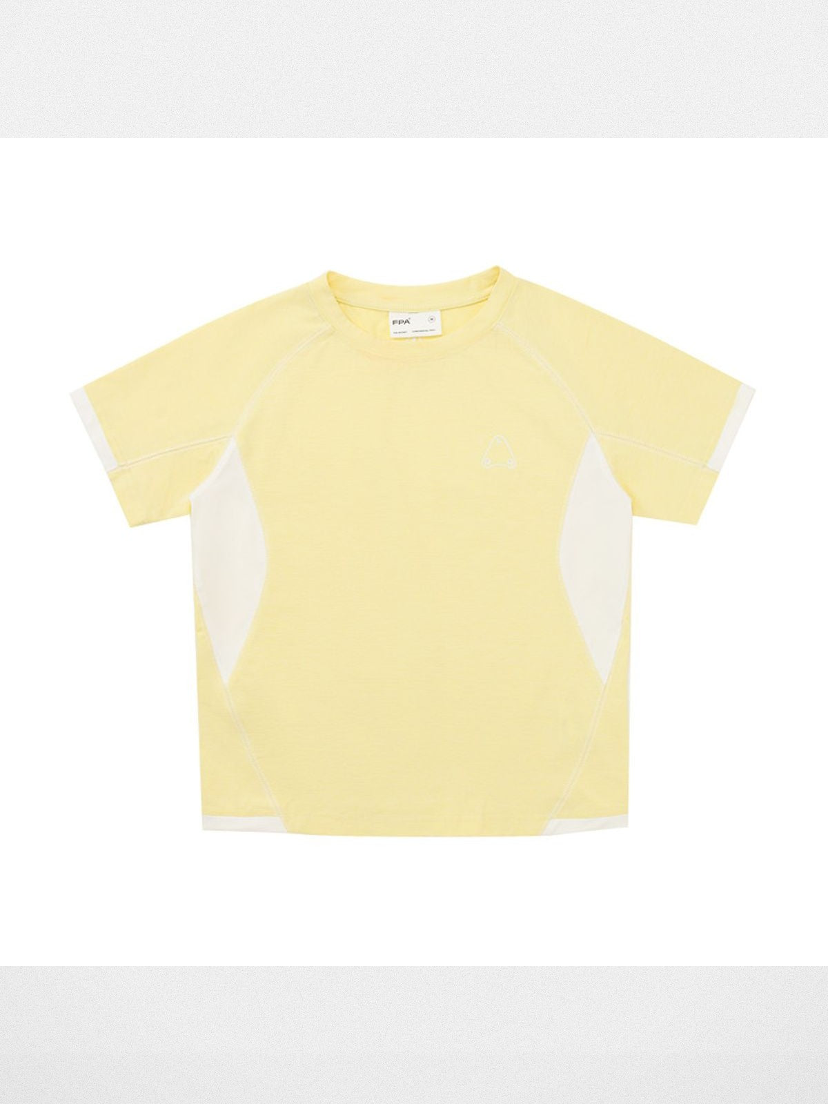 FPA Colorblock Panel Sport Tee in Yellow