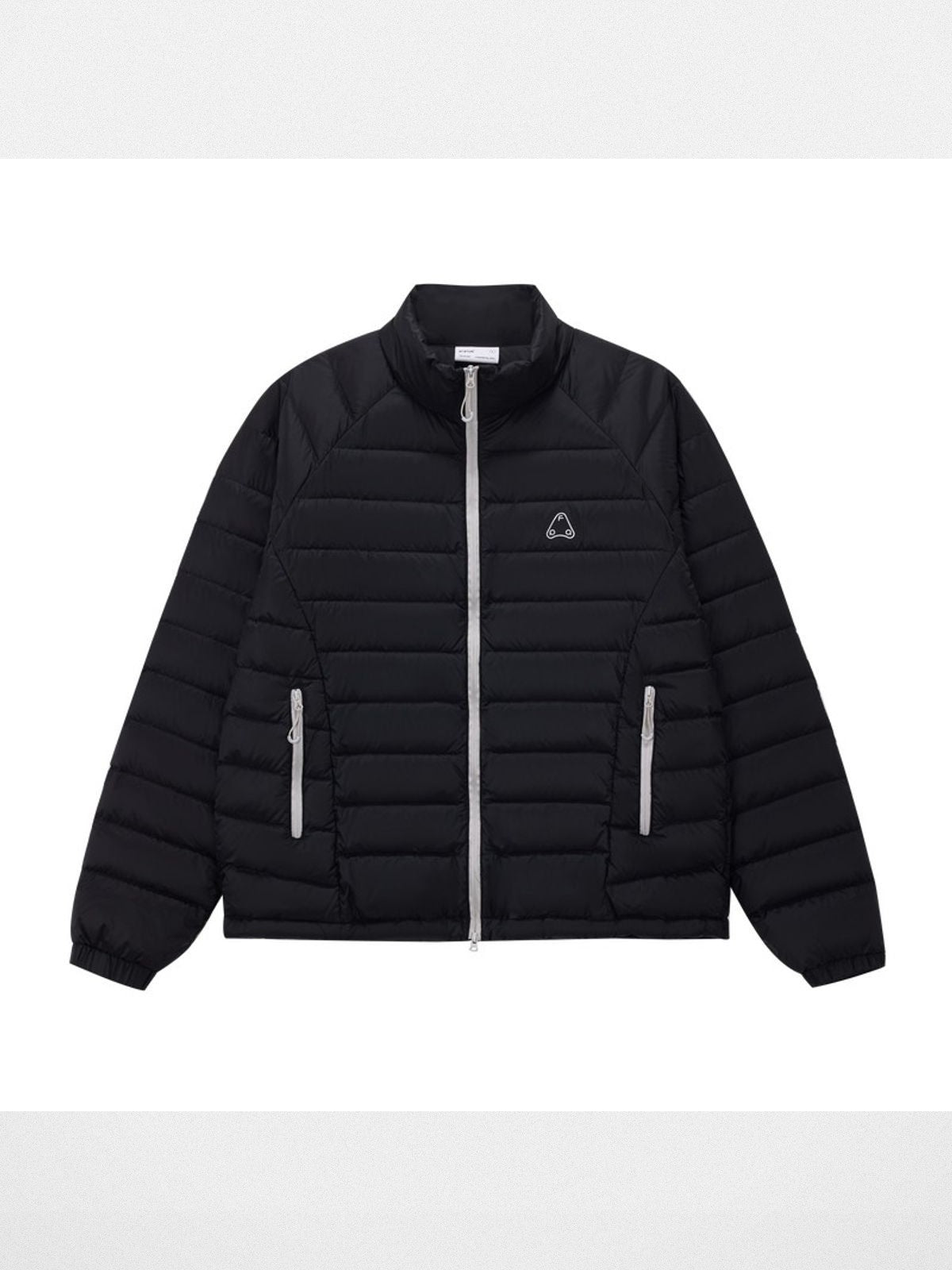 FPA Contrast Zip Down Puffer in Black