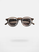 FUTURE UPDATE Round Acetate Sunglasses in Beige