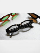 FUTURE UPDATE Sculptural Cat Eye Sunglasses in Gray