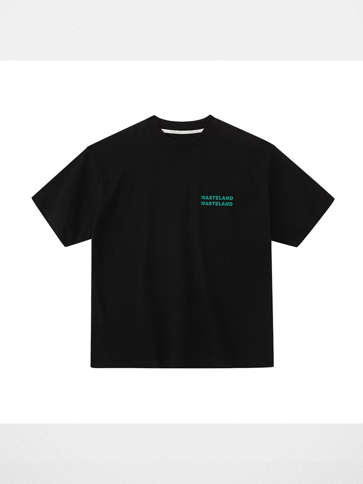 NANS Wilderness Parade Heavyweight T Shirt in Black