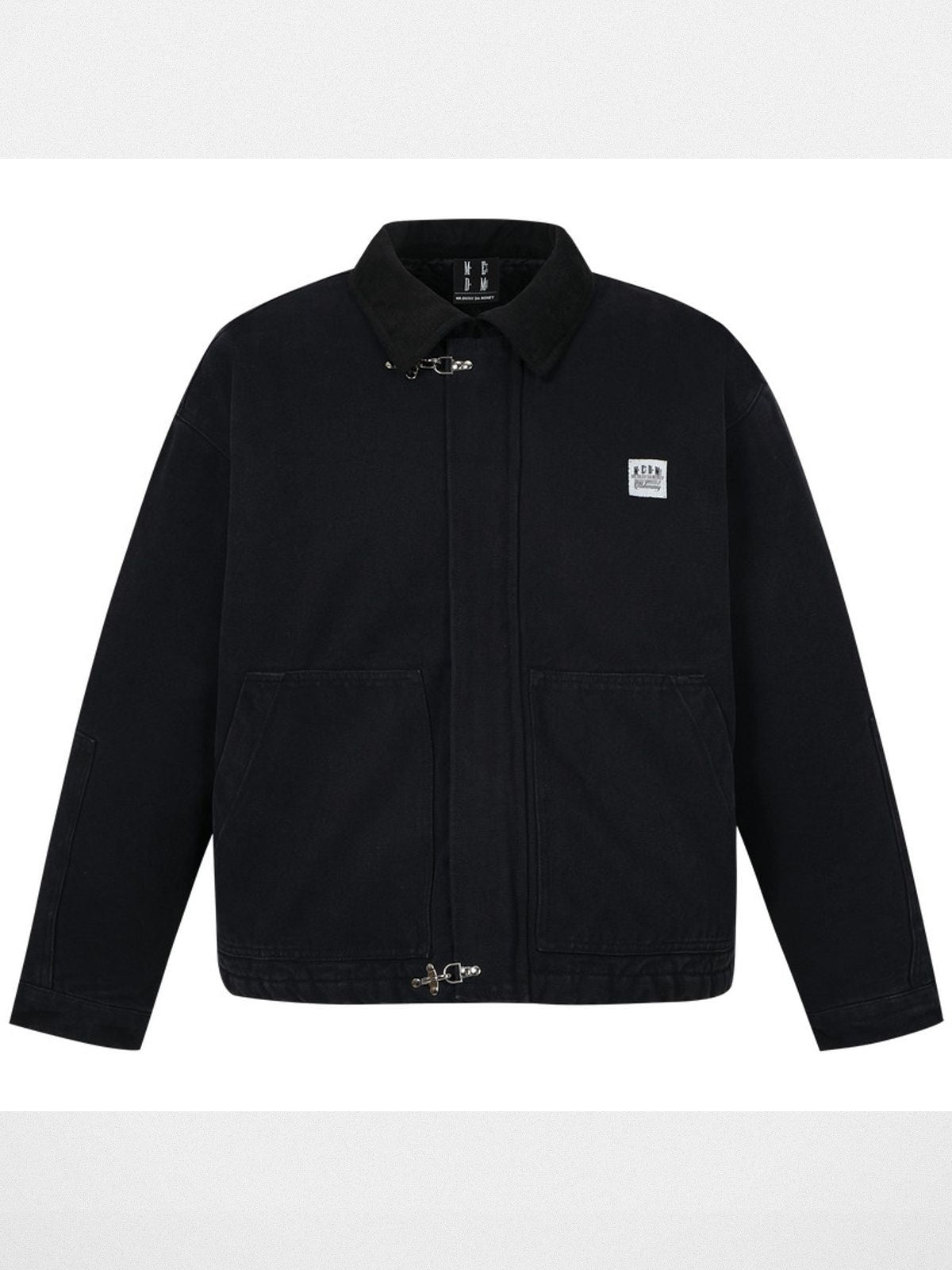 MEDM Detroit Style Padded Work Jacket in Black