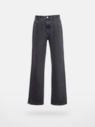 VLABMADE Garment Dyed Side Slit Jeans in Blue