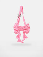 CFIERCE Nylon Bow Crossbody Bag in Pink