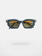 FUTURE UPDATE Geometric Acetate Sunglasses in Gray