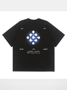 LOSTCTRL Heavyweight Graphic Print T Shirt in Black
