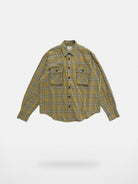MASONPRINCE 3D Pocket Plaid Shirt in Mustard
