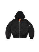 SOD Online Store Narcoleptic Hooded Bomber Jacket in Black