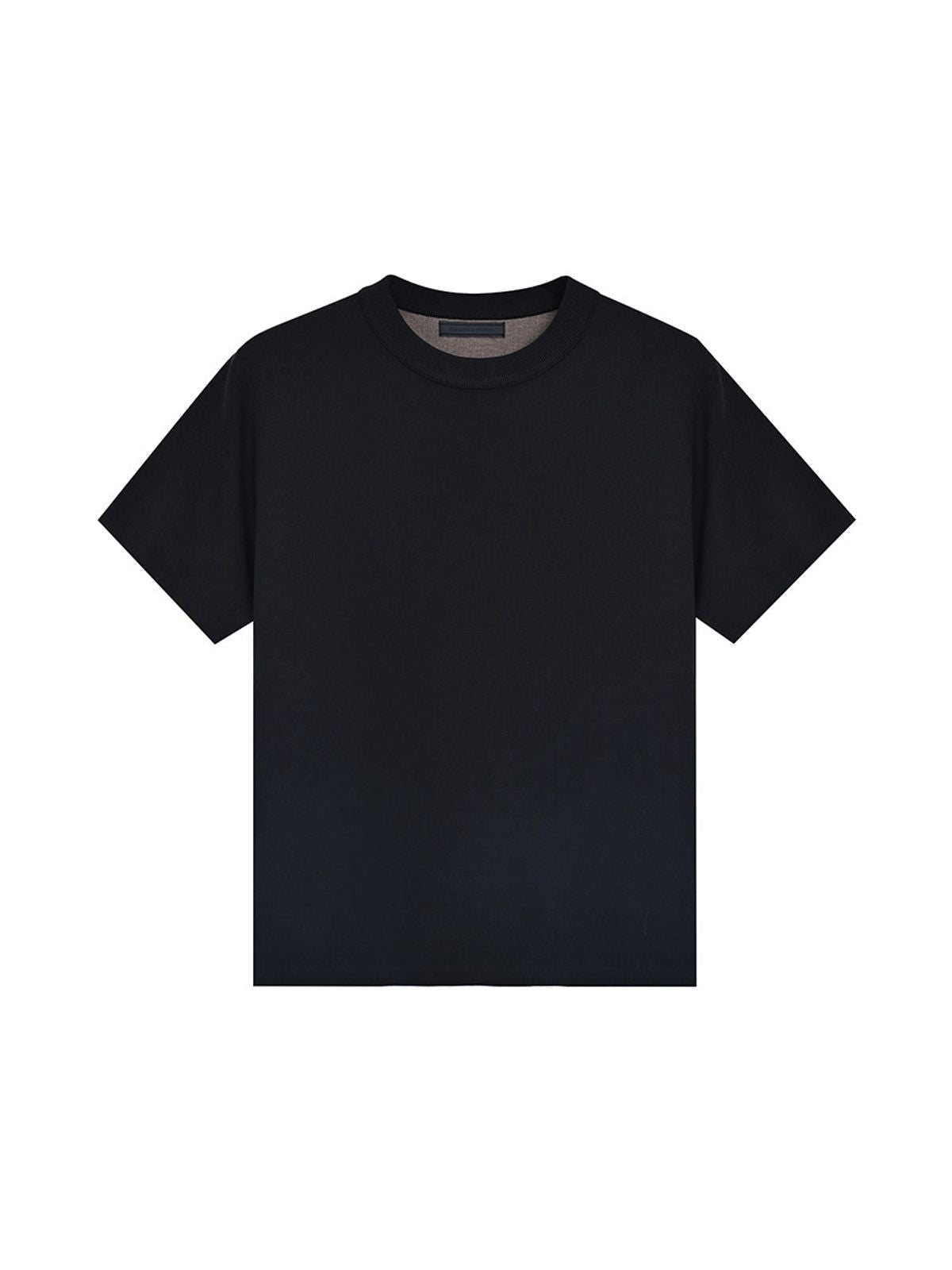 Roolrren Homme Tencel Silk Blend T Shirt in Black