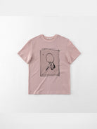 RandomPiece Key Print Cotton T Shirt in Pink